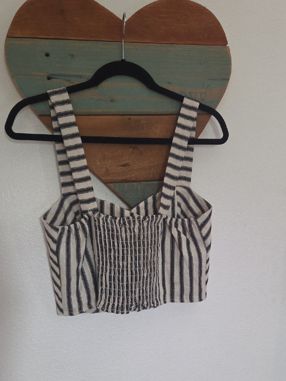 Self Contrast Portia Crop Tank Vest - Picture 5 of 8